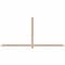 Ekena Millwork Eugene Smooth Timber Gable Bracket, Douglas Fir, 108"W x 49"H x 3 1/2"D x 3 1/2"F, 11/12 Pitch GBW108X49X0404EUG00SDF - alternate 1